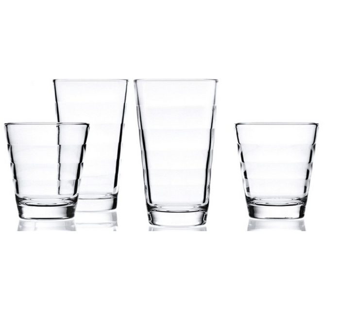 LEONARDO Gläser-Set Onda Glas je 6 kleine und große Becher