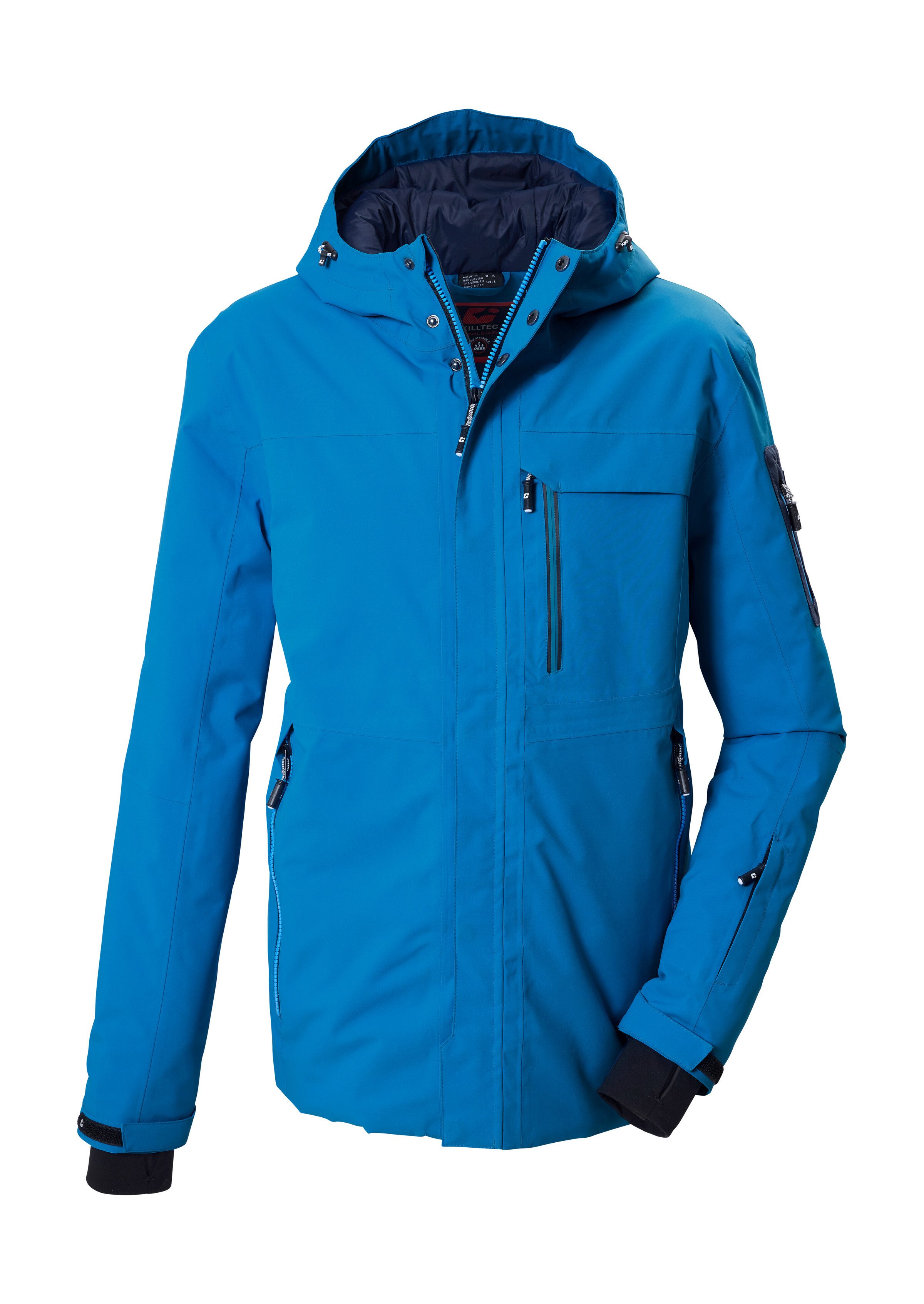 Killtec Skijacke KSW 78 MN SKI JCKT Atmungsaktive, wasserdichte Skijacke mit verstellbarer Kapuze