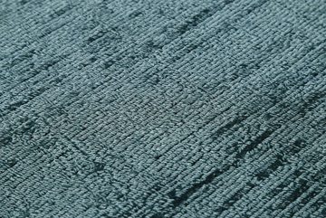 Teppich Gil, Esprit, rund, Höhe: 8 mm, handgewebt, seidig glänzend, schimmernde Farbbrillianz, Melangeeffekt