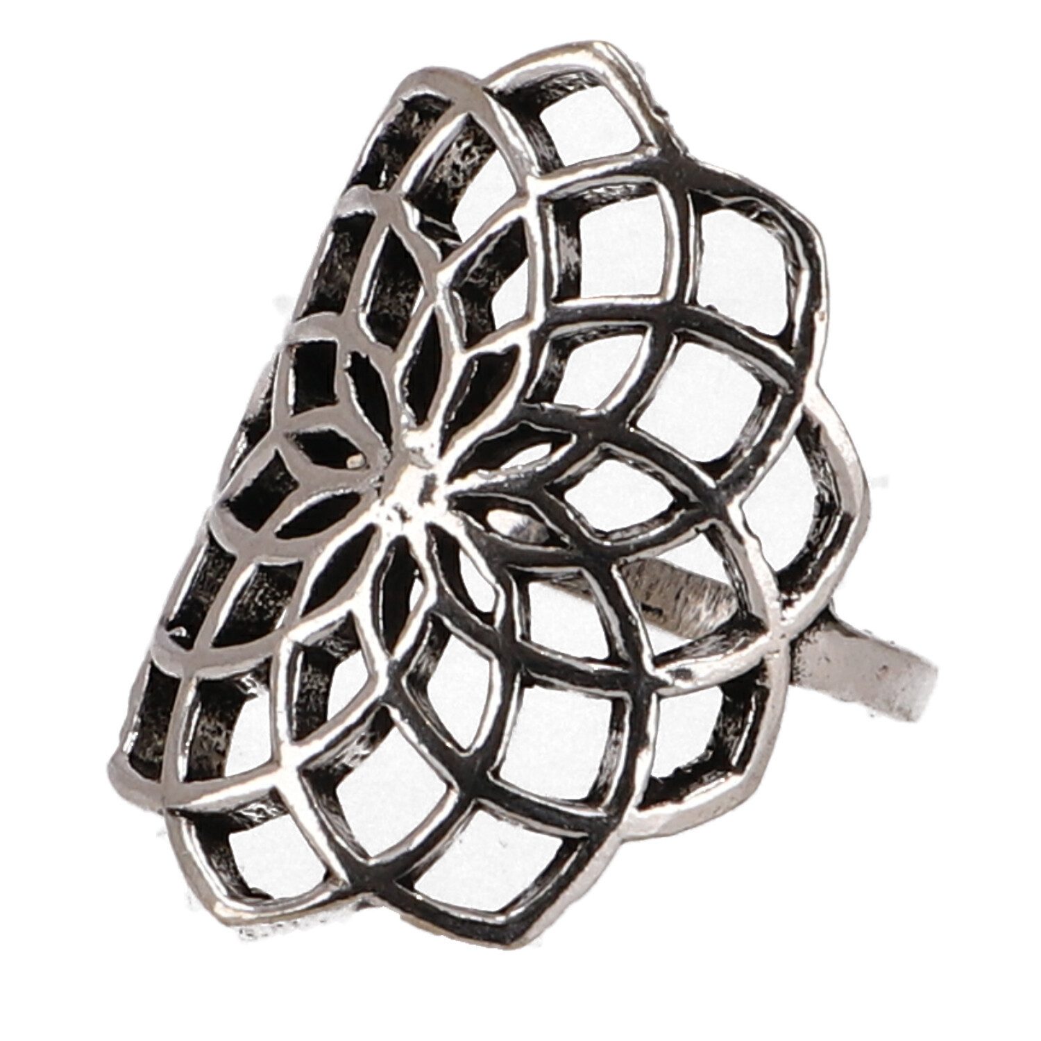 Fingerring Filigraner Messing Modeschmuck Ring Blume des..