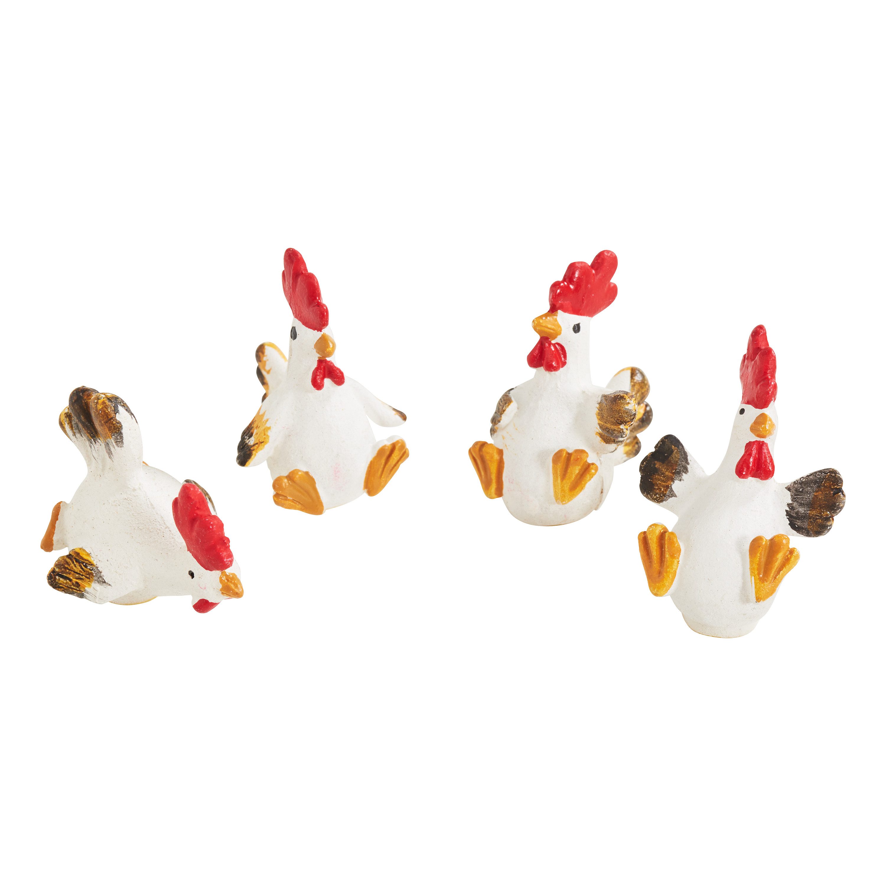 Dekofigur Hahn - Hannibal (4 St), 3 cm