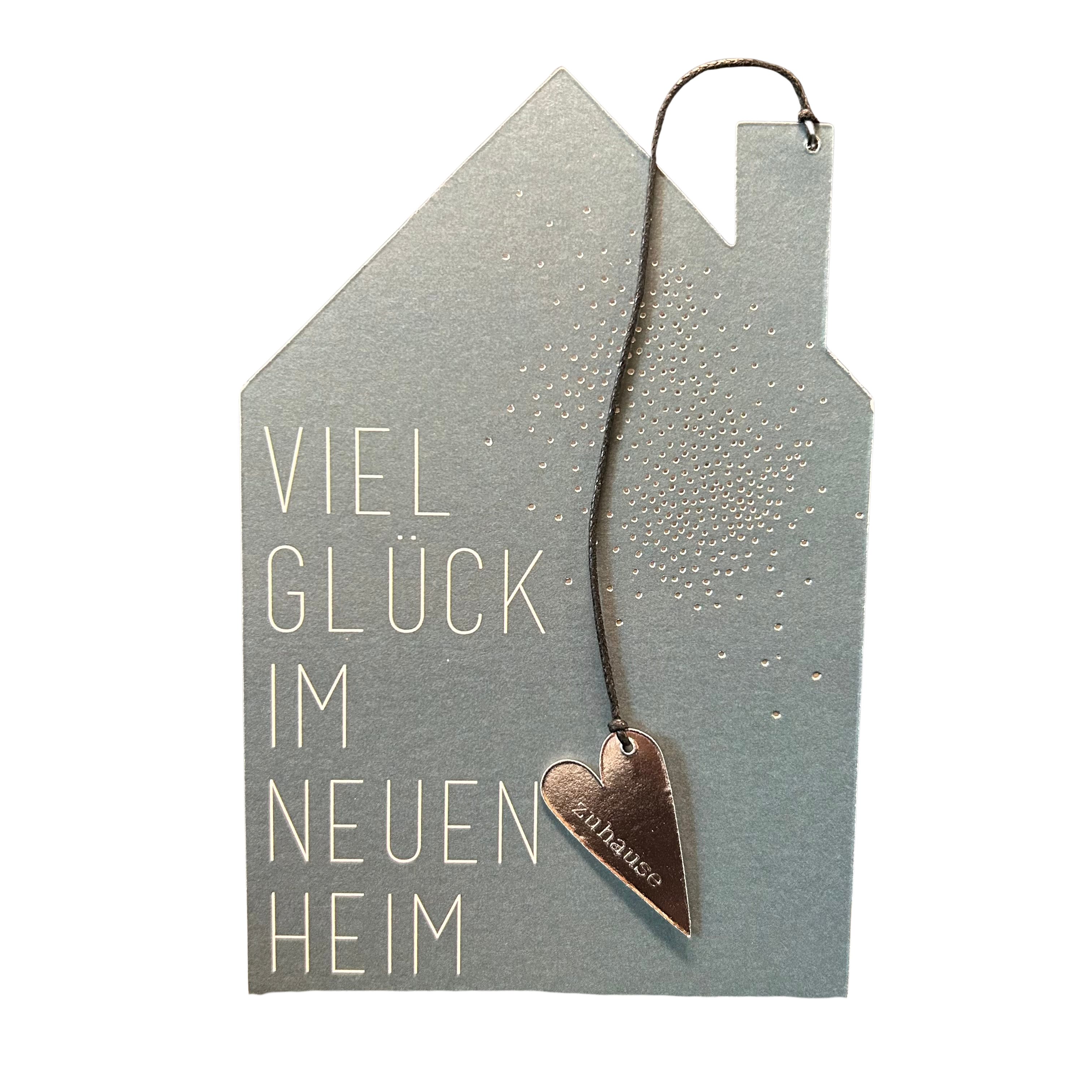 Räder Design Grußkarten Karte zum Einzug „Viel Glück im neuen Heim“ mit Umschlag von räder des