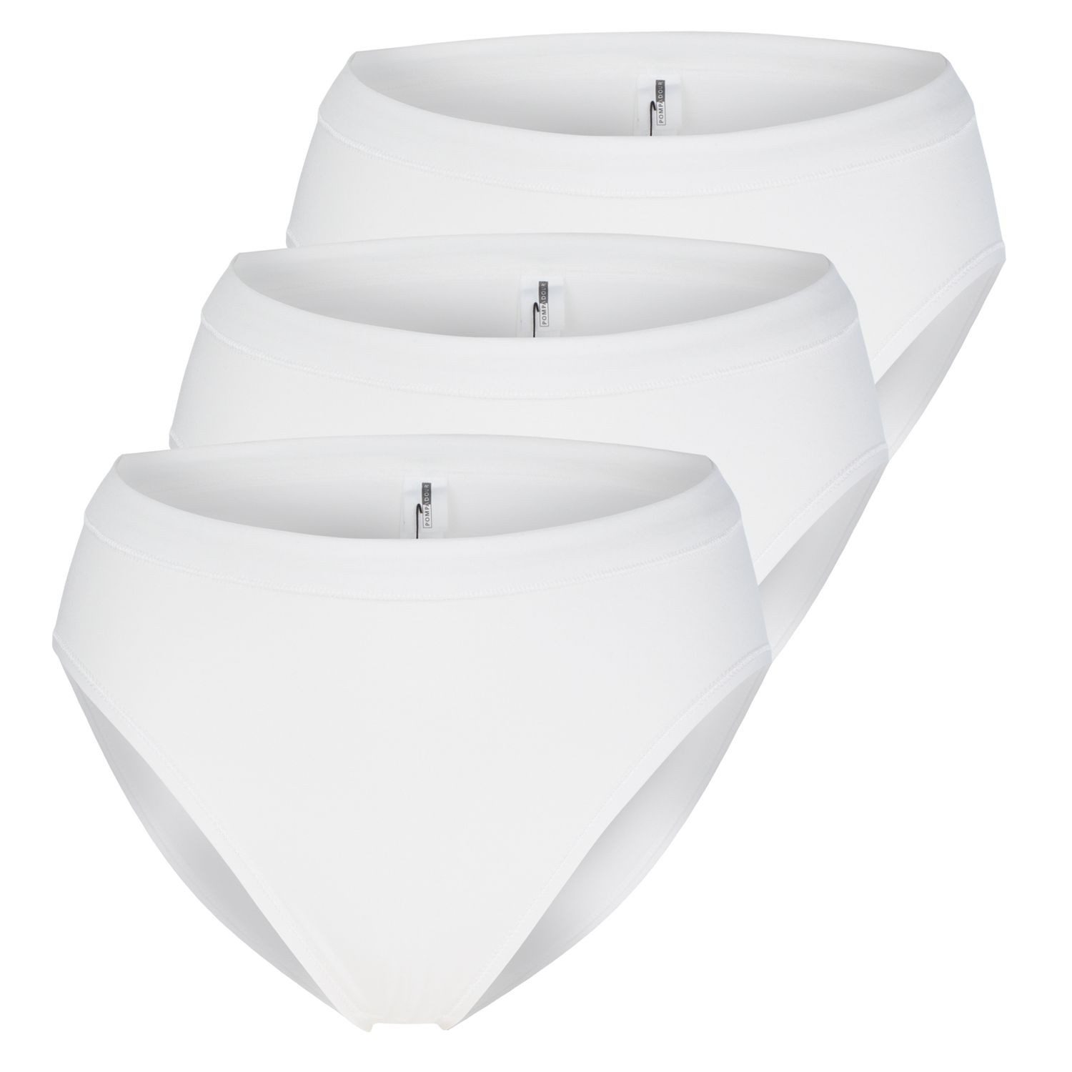 Pompadour Slip mit Softbündchen und flachen elastischen Beinausschnitten im 3er Pack