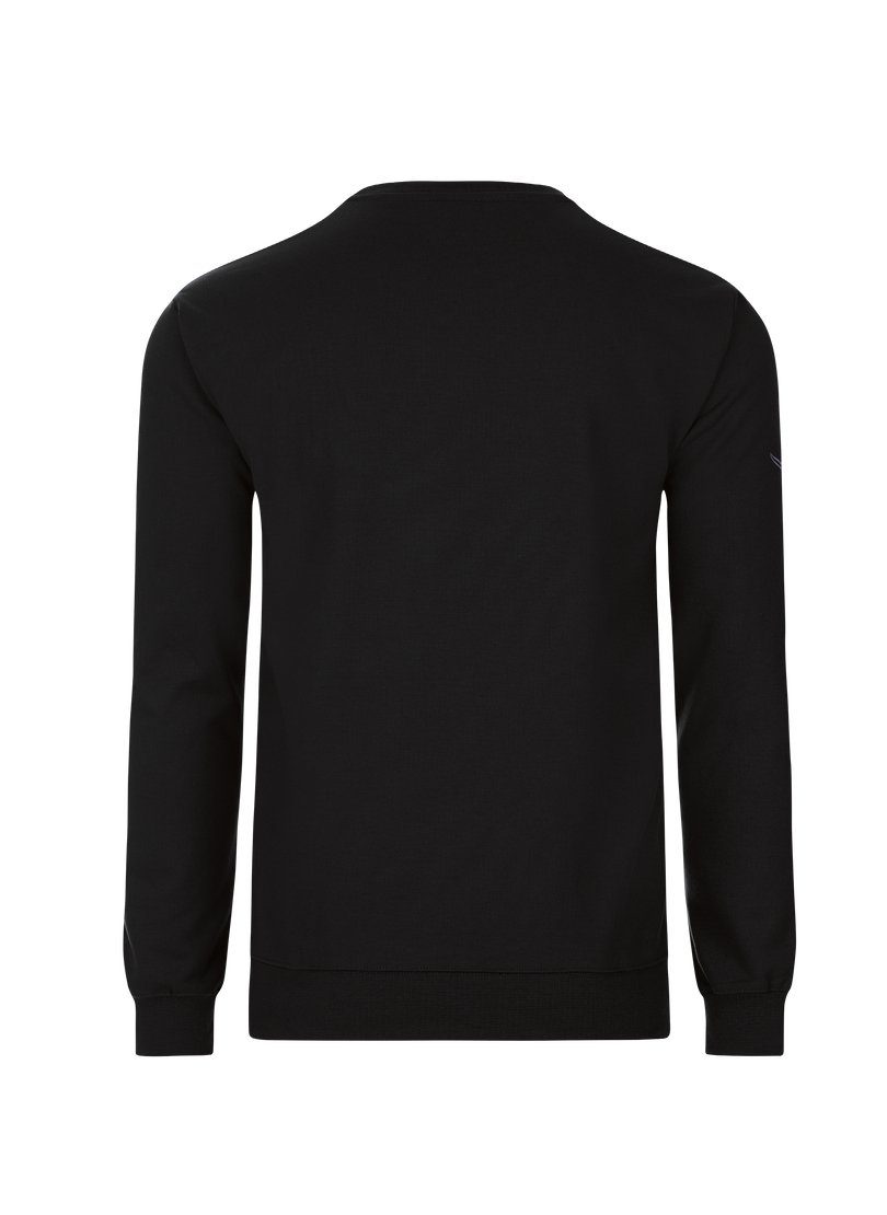 Trigema Sweatshirt Sweatshirt Biobaumwolle schwarz aus TRIGEMA