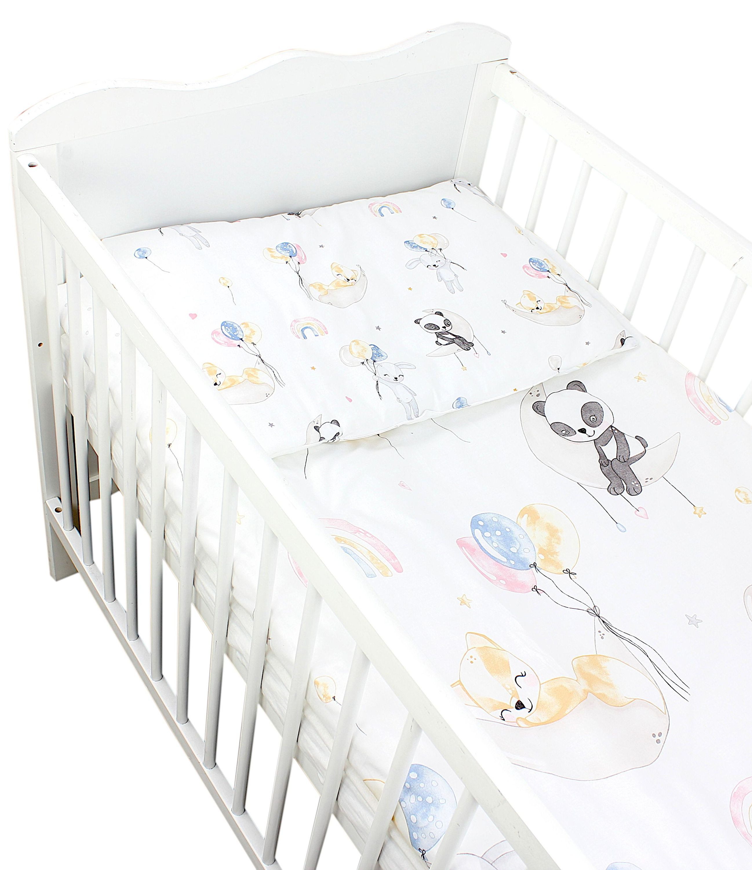 TupTam Kinderbettdecke Kinder Gemusterte Bettdecken Set Ganzjahresdecke Kopfkissen 2tlg.