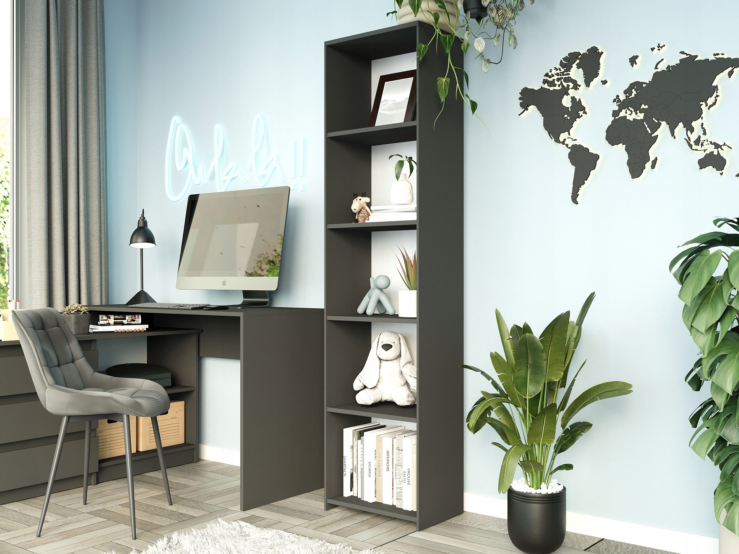 Home Collective Bücherregal mit 4 Ablagen günstig online kaufen