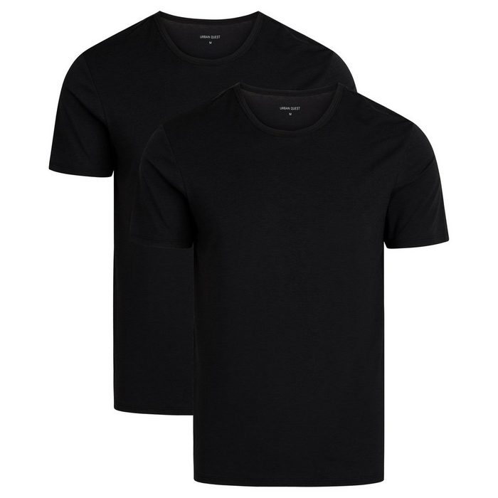 URBAN QUEST T-Shirt Herren T-Shirt 2er Pack - Unterhemd Rundhals