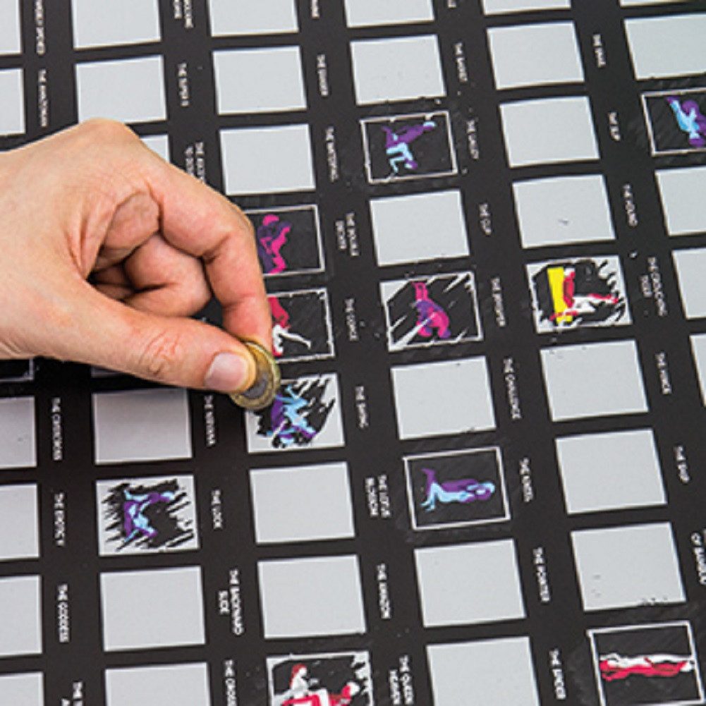 GIFT REPUBLIC Poster Bucket List, Kamasutra (100 Positionen Rubbel Liste, 1 günstig online kaufen