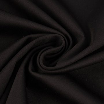 SCHÖNER LEBEN. Stoff Jerseystoff Super Stretch Sport einfarbig schwarz 1,5m Breite
