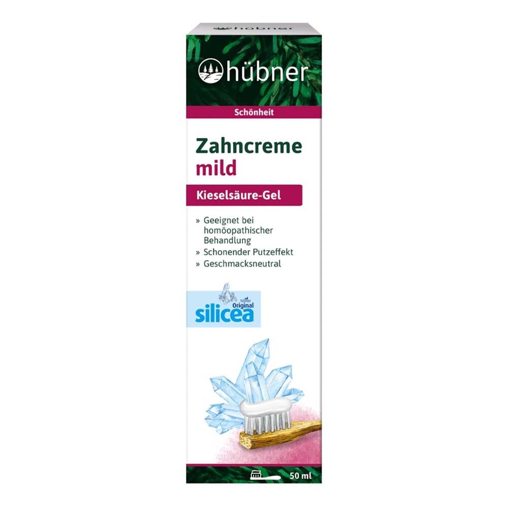 Zahnpasta Zahncreme mild - Silicea ohne Pfefferminzöl 50ml