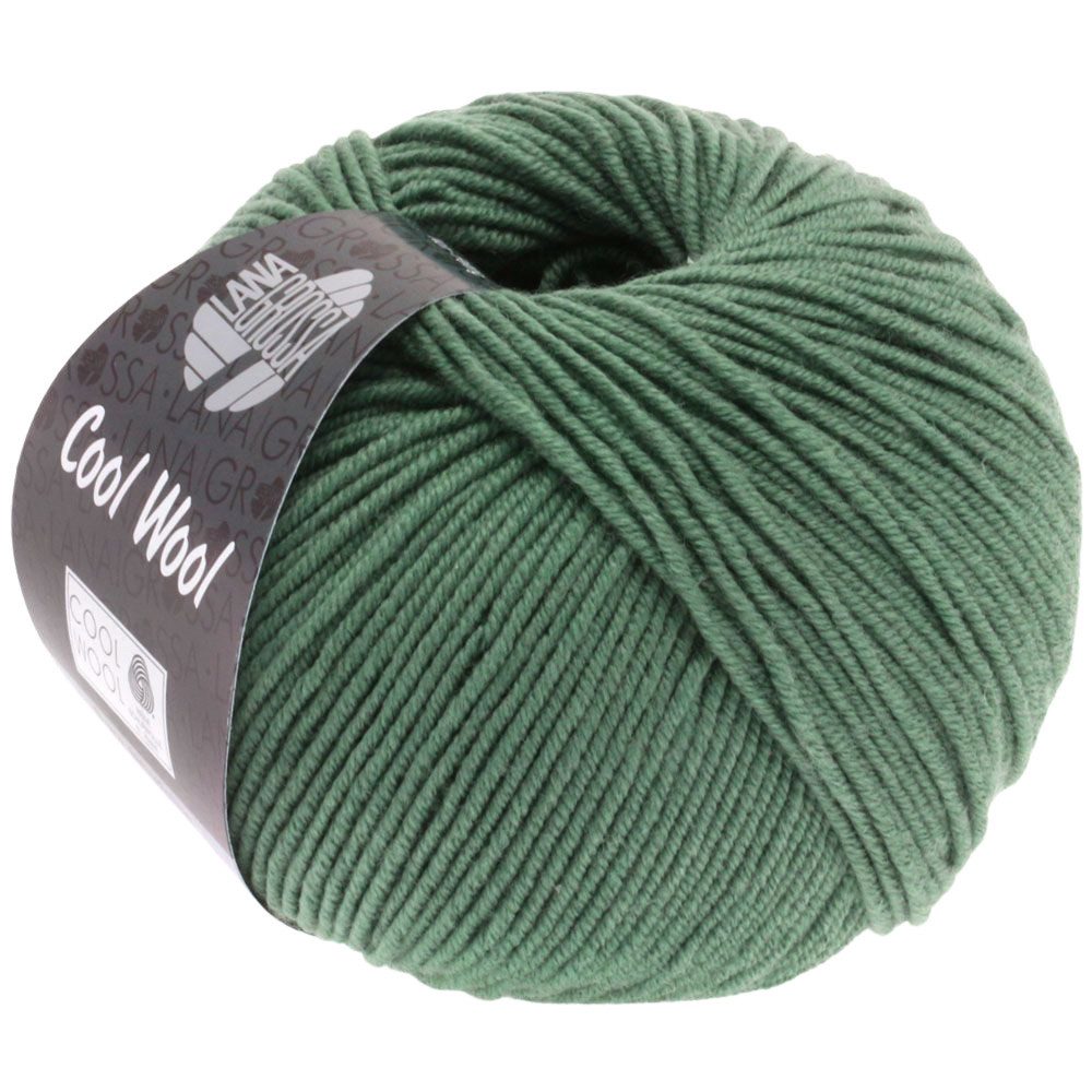 LANA GROSSA COOL WOOL pflegeleichtes Strickgarn extrafeine Merinowolle Häkelwolle, 160 m (Strickgarn aus extrafeiner Merinowolle, kuschelig weich und pflegeleicht), 50 g