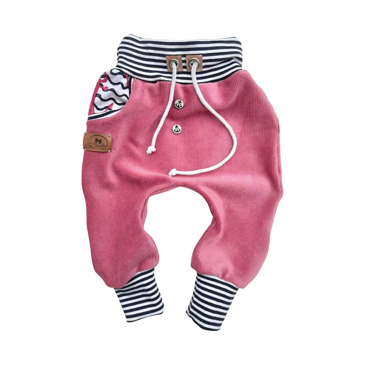 Land-Juwelen Stoffhose Handmade Anker Mädchen (1-tlg) Stoffhose, Jogginghose, Jogger, Sporthose, Chino