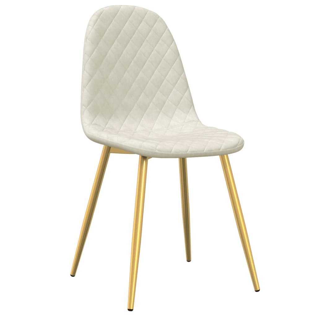 vidaXL Esszimmerstuhl Esszimmerstühle 6 Stk. Creme günstig online kaufen