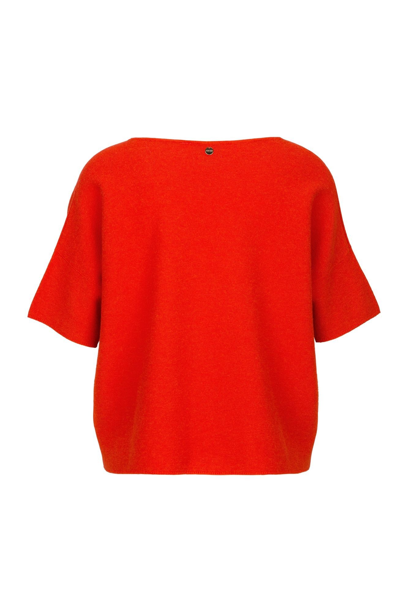 RICHROYAL Kurzarmpullover D-Strick mit lockerem Schnitt günstig online kaufen