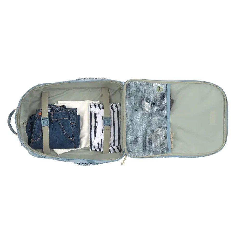 LÄSSIG Kinderkoffer Trolley Pattern Party blue