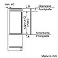 SIEMENS Einbaukühlschrank KI41RAFF0, 122 cm hoch, 56 cm breit, Bild 6