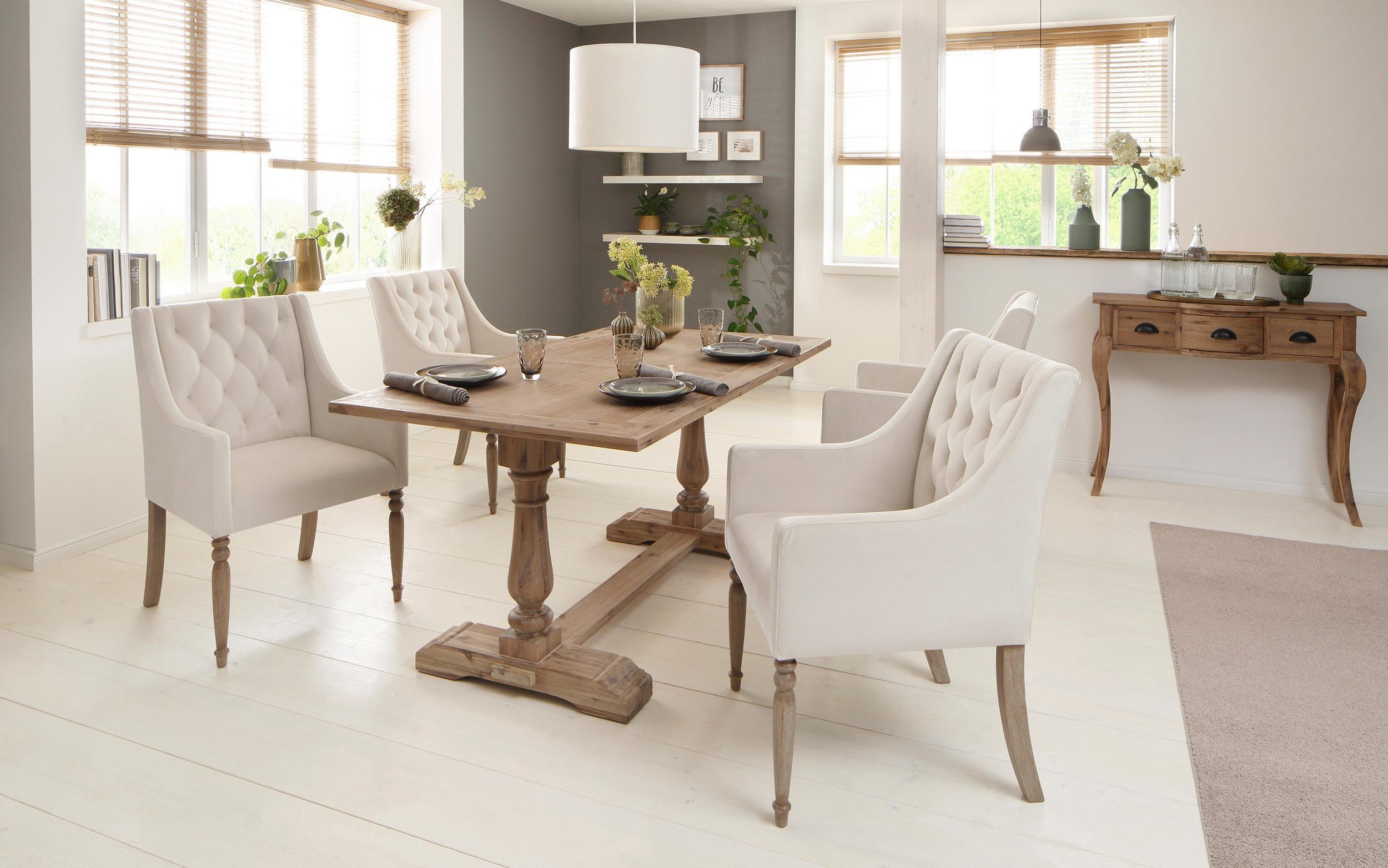 loft24 Esstisch Jay, aus massiver Akazie, günstig online kaufen