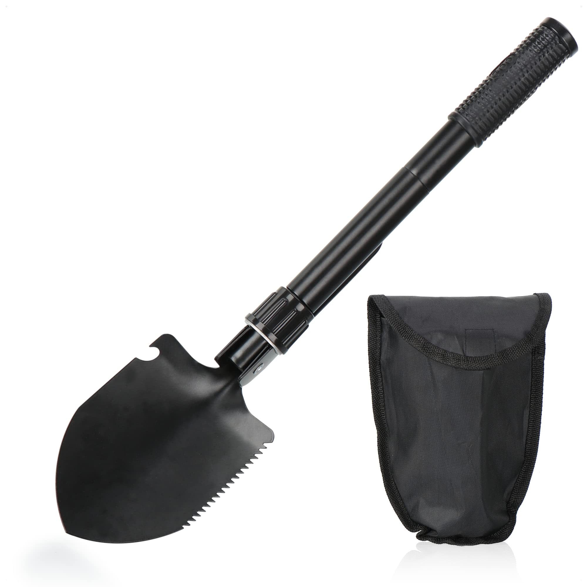 com-four Spaten Klappschaufel mit langem Griff, (1-St)