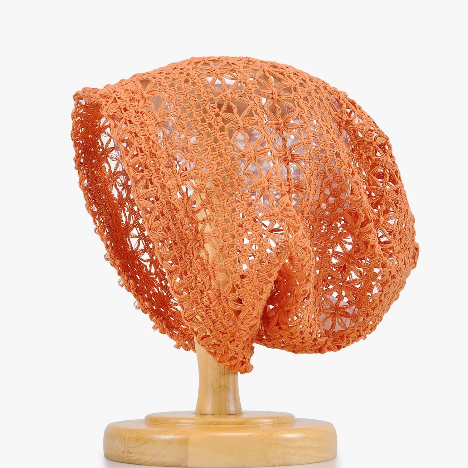 Oemmn Beanie Damen Sommer-Strickmützen Handgemacht Häkelmütze Slouch Beanie Mütze