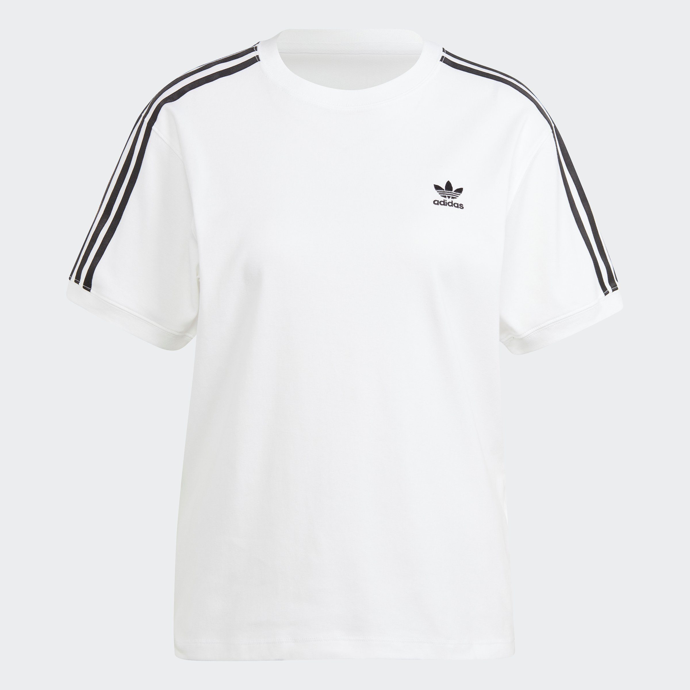 adidas Originals WHITE 3 TEE T-Shirt STRIPE