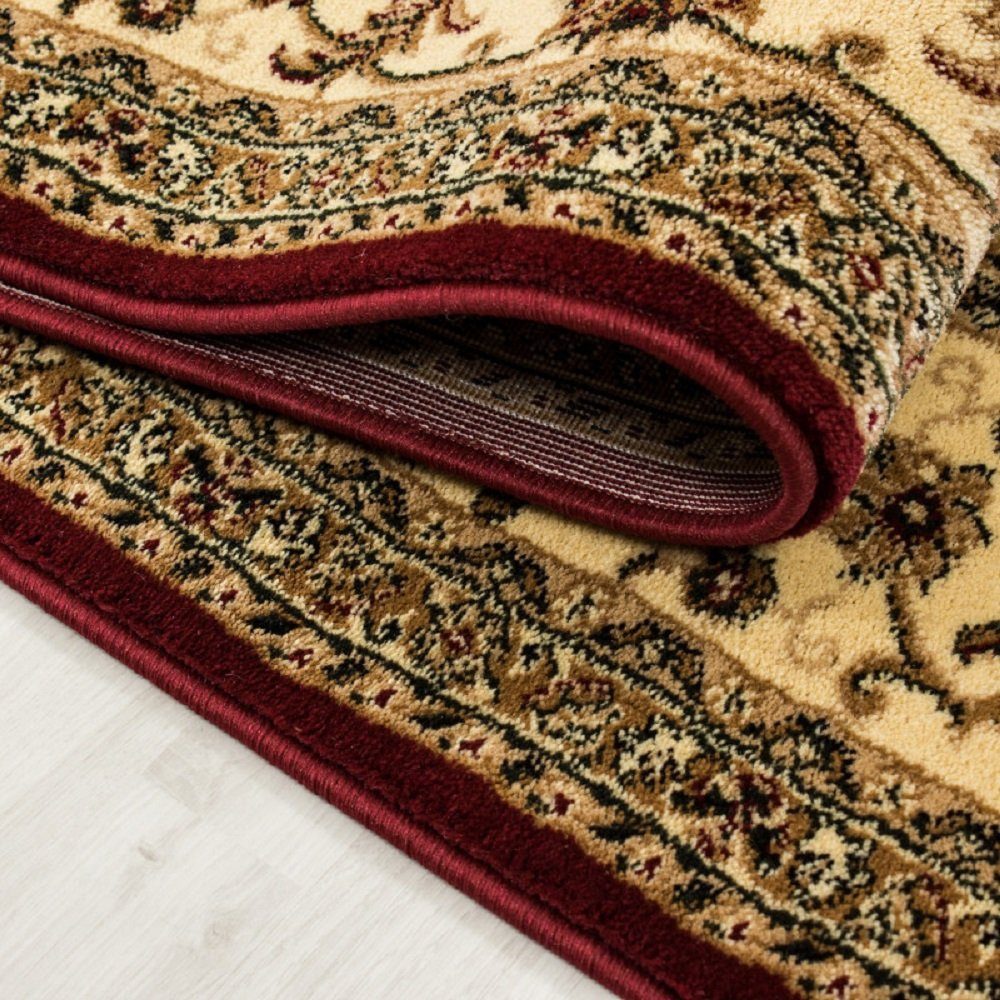 orientalischen im rot Giancasa fantastischer Kurzflorteppich Orientteppich Stil,
