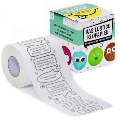 Goods+Gadgets Papierdekoration Witze Klopapier, Fun WC Toilettenpapier