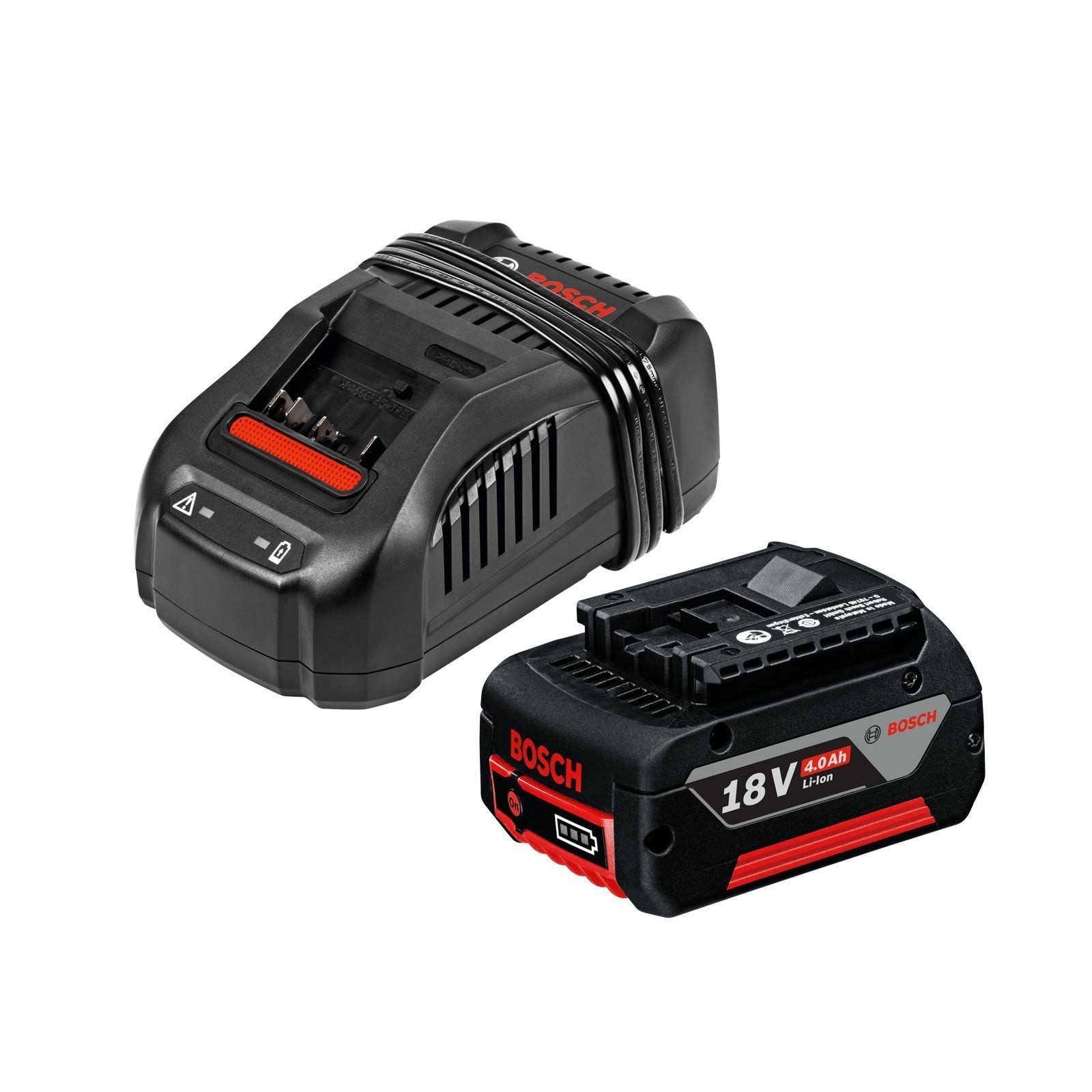 BOSCH Bosch Akku-Starter-Set GBA 18 Volt / 1x 4,0 Ah + Schnellladegerät GAL Werkzeug-Akku-Ladetechnik