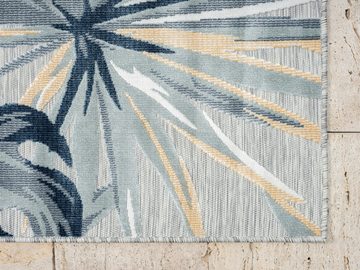 Teppich Sol, Myflair Möbel & Accessoires, rechteckig, Höhe: 8 mm, Blätter Motiv, Hoch-Tief Effekt, Outdoor geeignet, Balkon, Terrasse