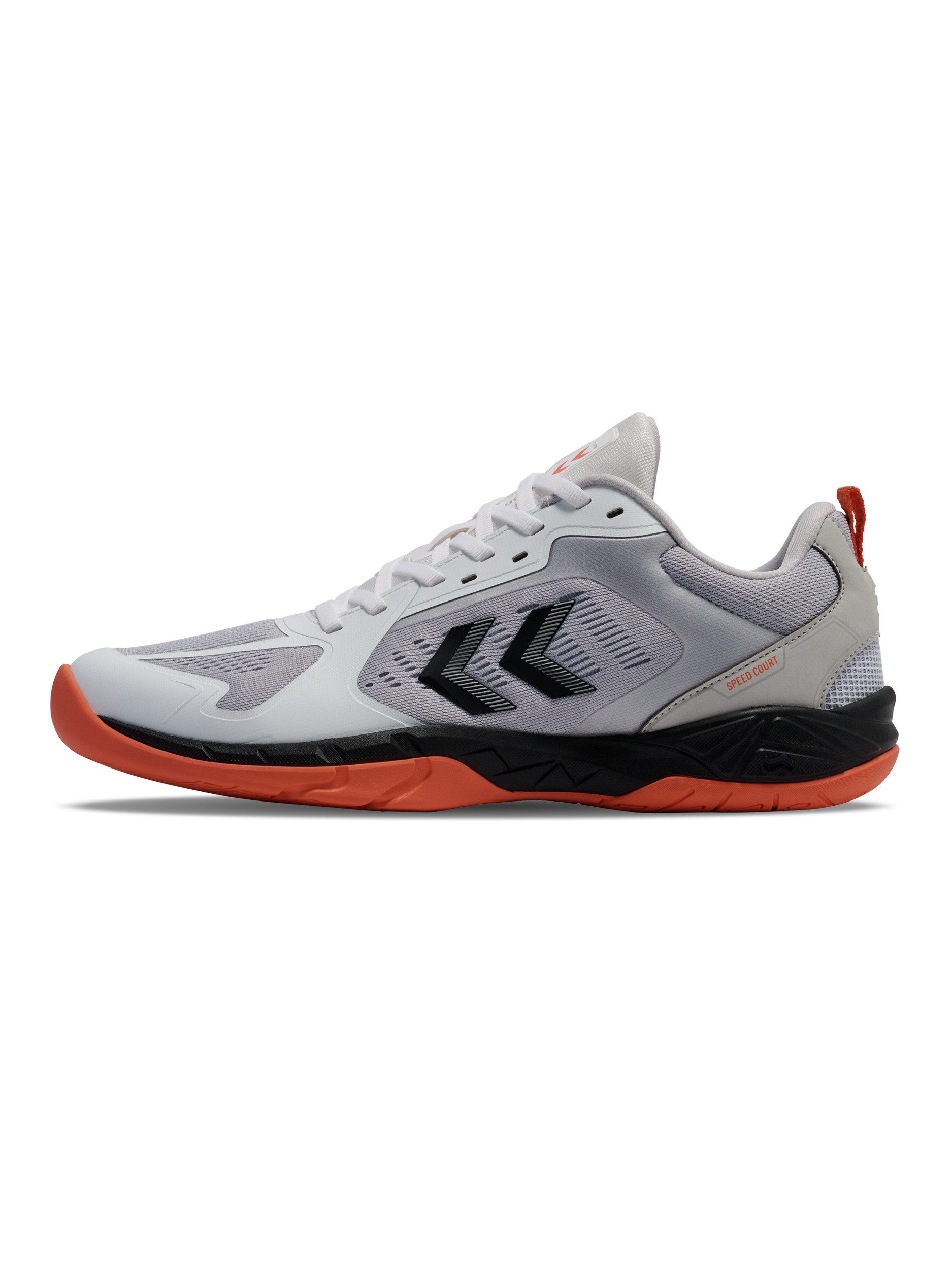 hummel SPEED COURT WHITE/BLACK/RED Handballschuh