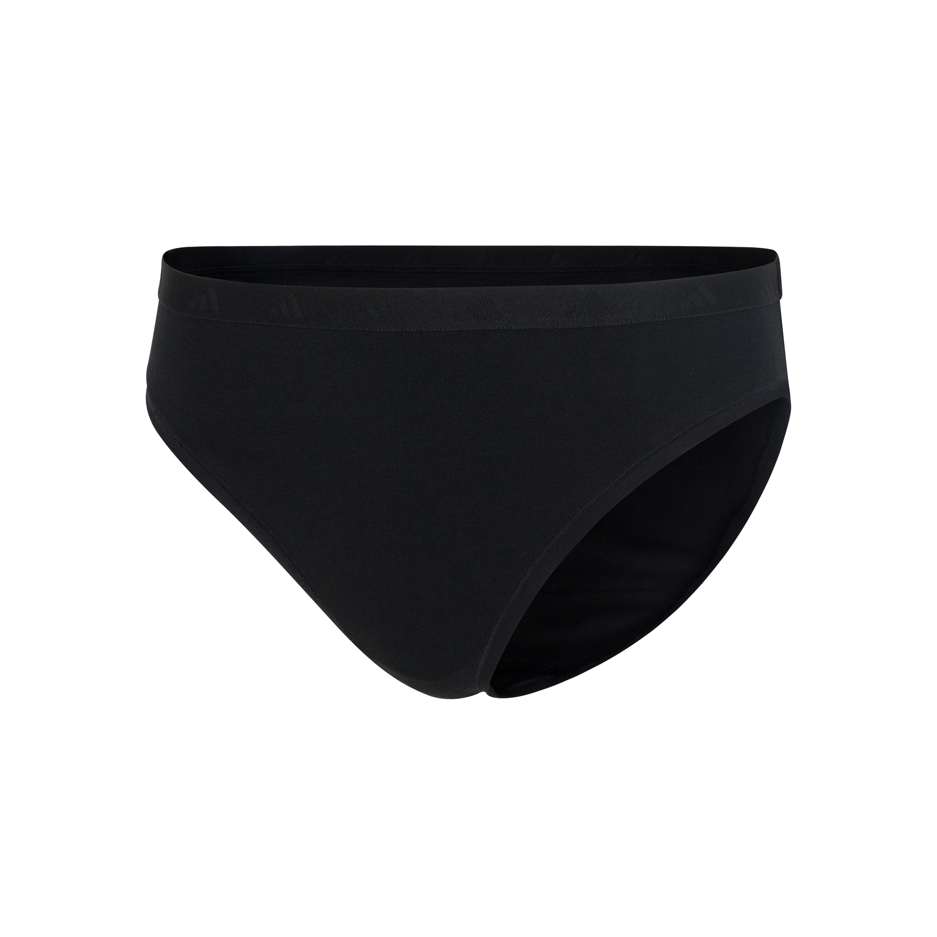adidas Sportswear Bikinislip Active Essentials Cotton elastischer Logo-Bund, hoher Beinausschnitt, Cotton-Mix, weich