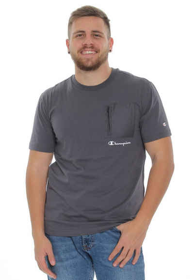 Champion T-Shirt »Champion Herren T-Shirt 216594 ES508 EBN EBN Dunkelgrau«