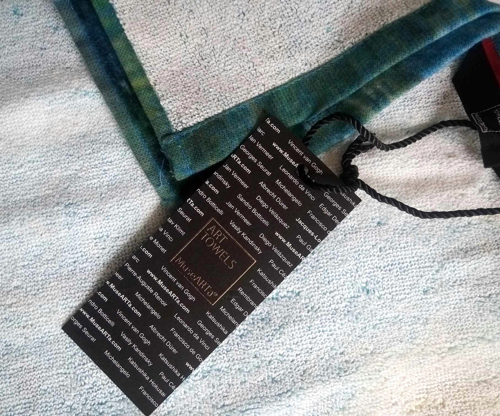 MuseARTa Gästehandtücher Francisco de Goya - Der Sonnenschirm, Baumwolle (2-St), Gästehandtücher Kunstwerke ca.60x40cm Küchentücher Baumwolle Frottee