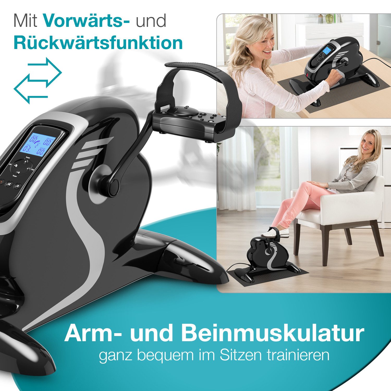 aktivshop Heimtrainer für ältere Menschen mit motorischen Einschränkungen, Massage-Handgriffe mit Akupunktur-Oberfläche