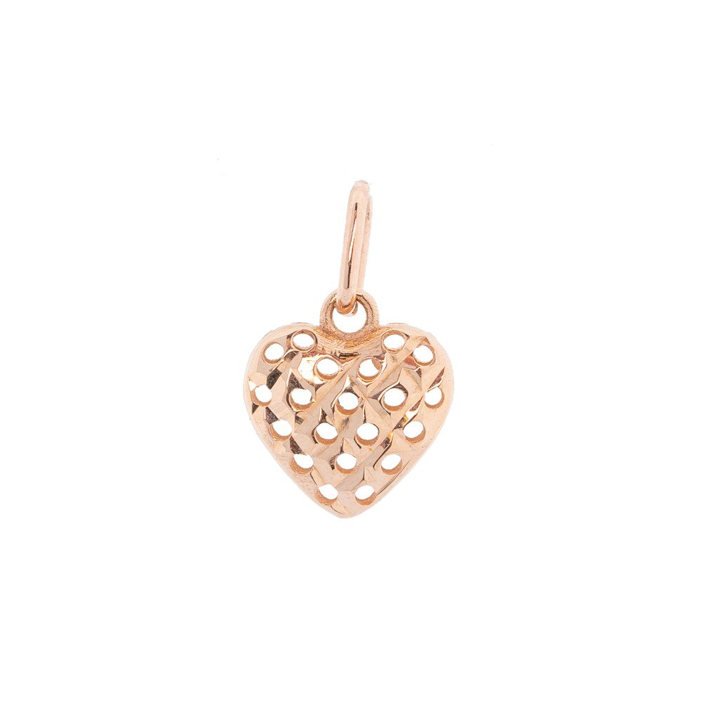 Golders Kettenanhänger Anhänger aus 585 Rotgold (1-tlg), Damen Gold Schmuck