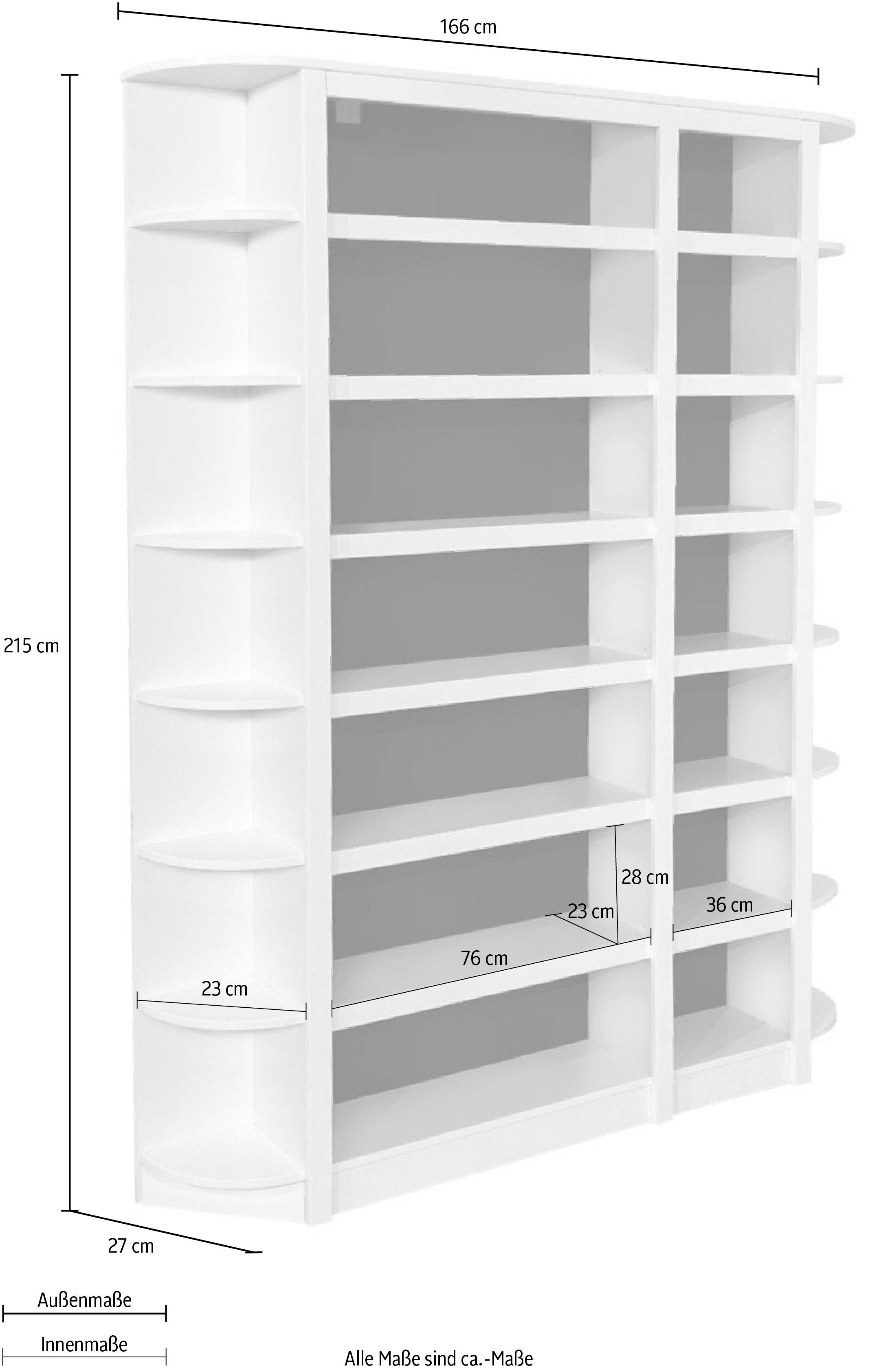 affaire 28 Viel FSC Fächer, Bücherregal zertifiziert Stauraum, Soeren, Home