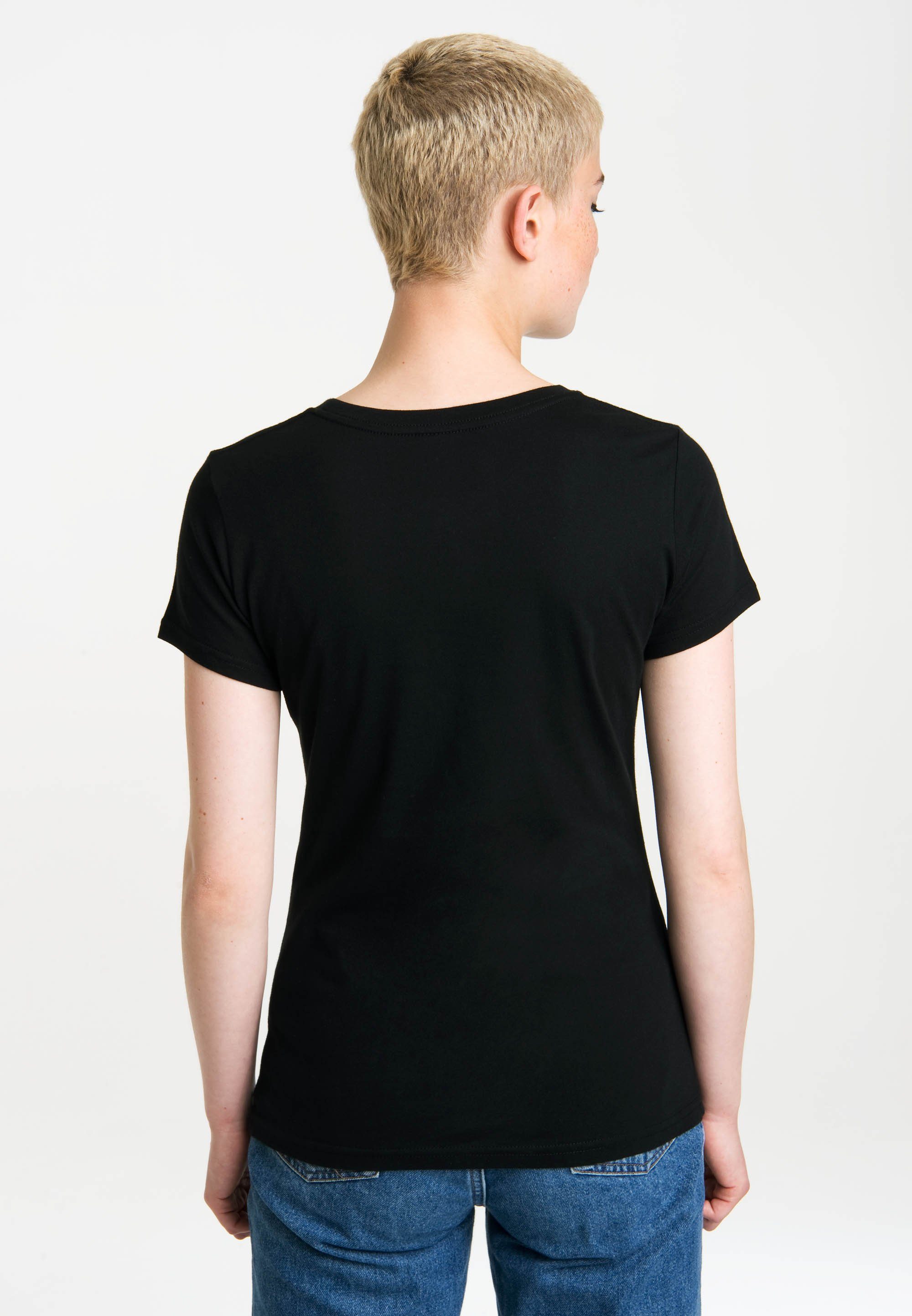 LOGOSHIRT T-Shirt Catwoman mit auffälligem Aufdruck