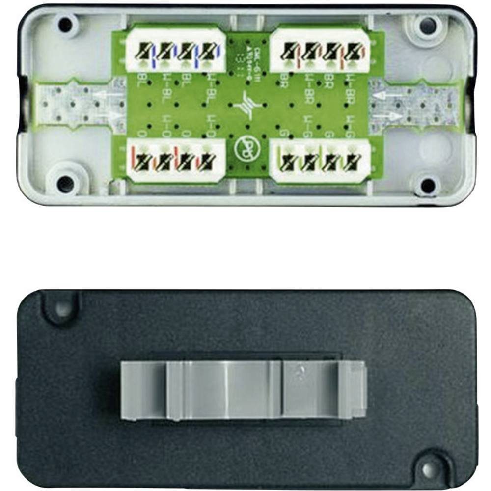 Connection Box CAT 7a mit Tragschienenadapter Netzwerk-Adapter