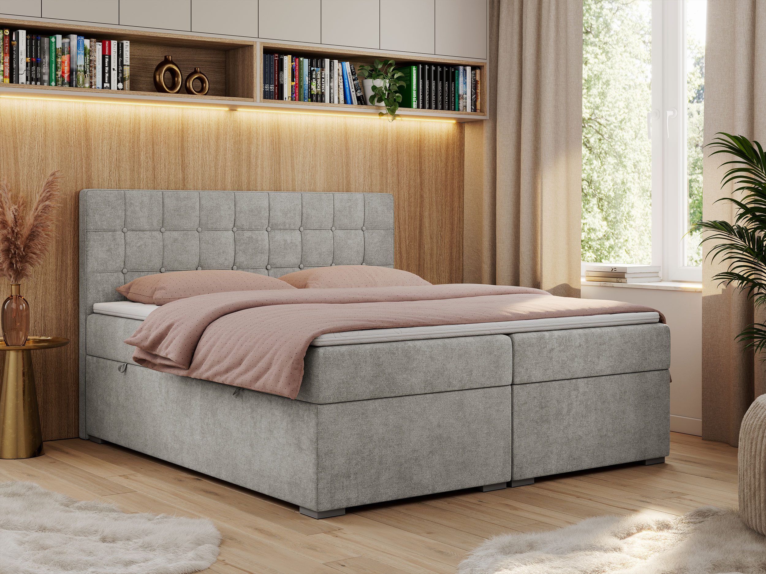 MKS MÖBEL Boxspringbett CARMEN (Set, Packung, günstig online kaufen