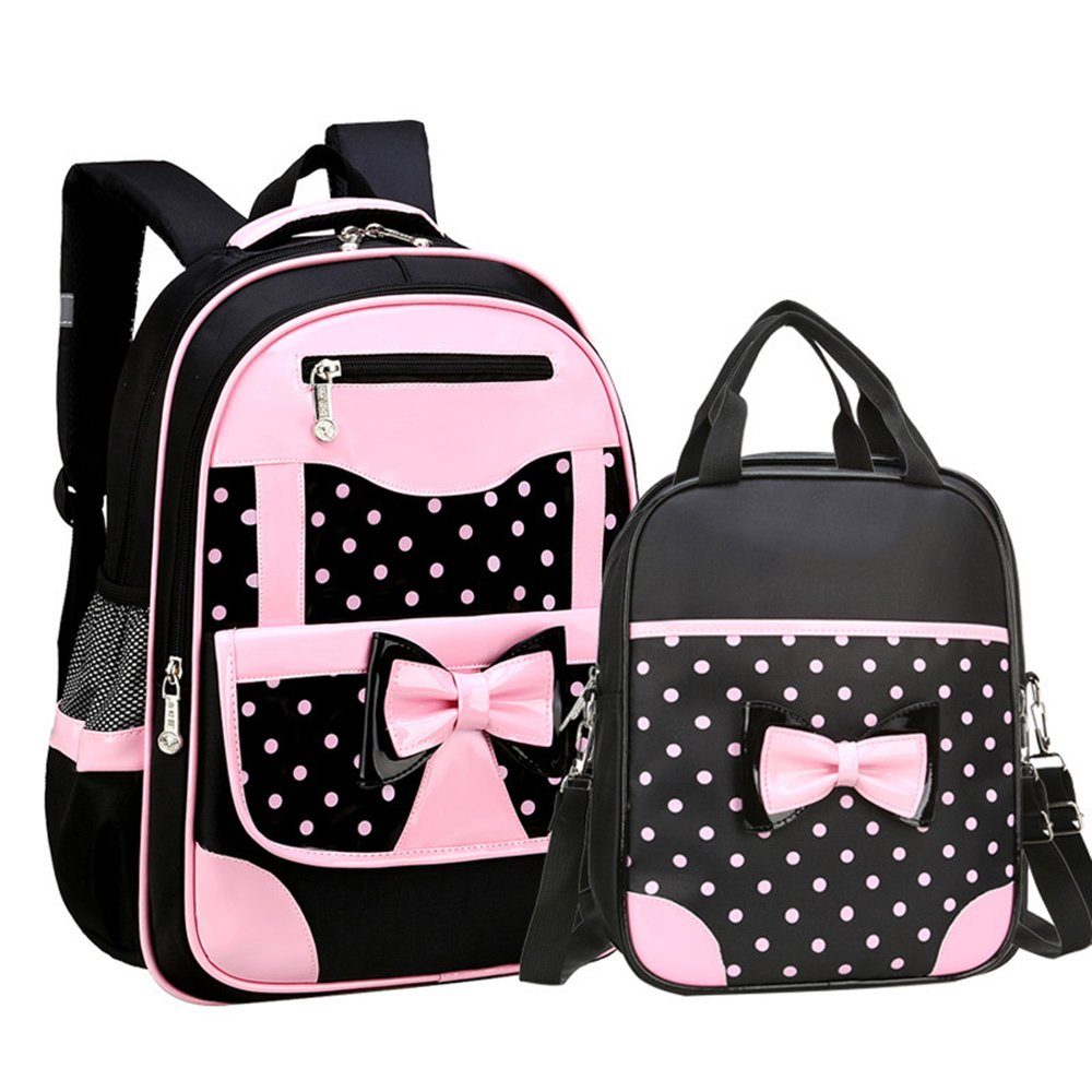 Housruse Schulrucksack »2-teilige Schultasche plus Seesack mit Trolley für  Mädchen 6-12 Jahren«