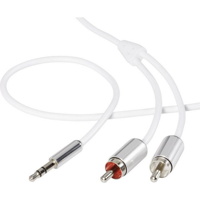 SpeaKa Professional SuperSoft Klinke/Cinch Anschlusskabel Audio- & Video-Kabel (1.50 cm)