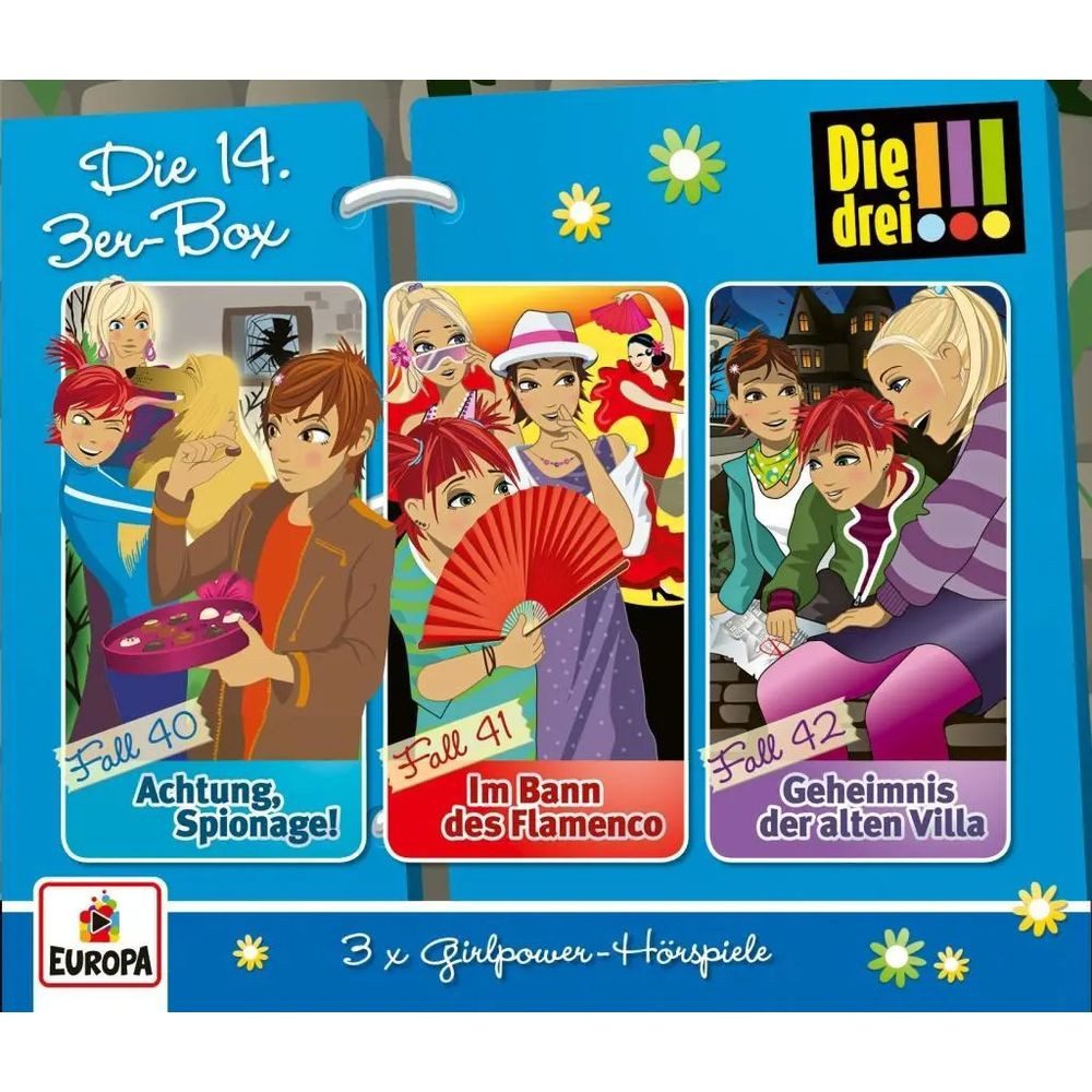 United Soft Media Hörspiel Die drei !!! 3er Box 14 - Folgen 40-42