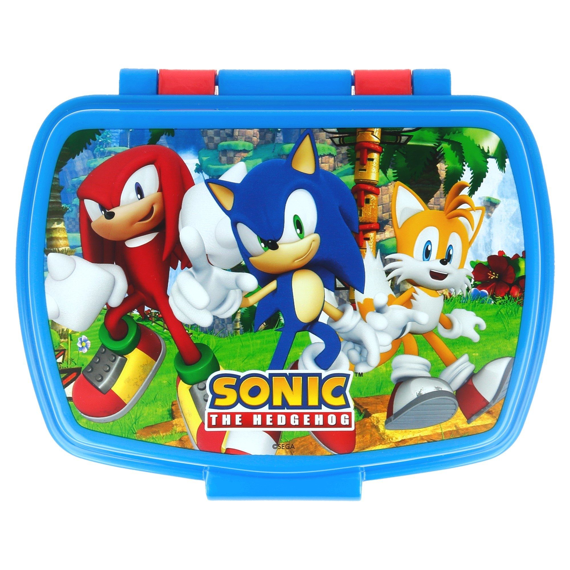 Set mit Trinkbecher SEGA Hedgehog Kinder Sonic Lunchbox Brotdose The Sonic