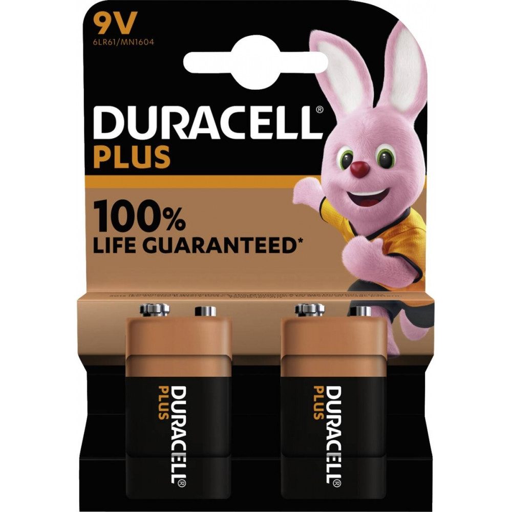 Duracell Plus 9V E-Block-Batterie von Duracell. Akku