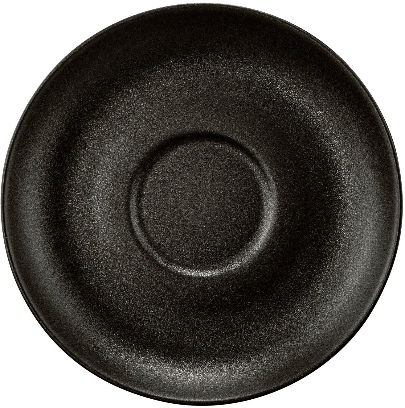 Seltmann Weiden Untertasse Liberty - Velvet Black, (1 St), Teeuntertasse 13 cm
