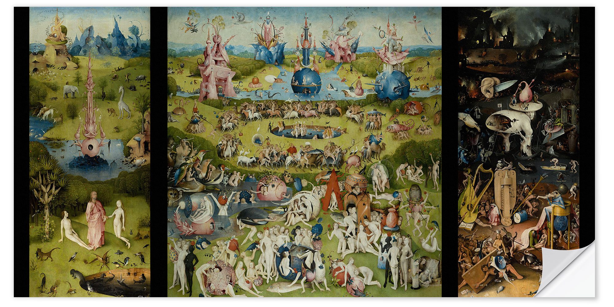 Wandfolie Hieronymus Bosch