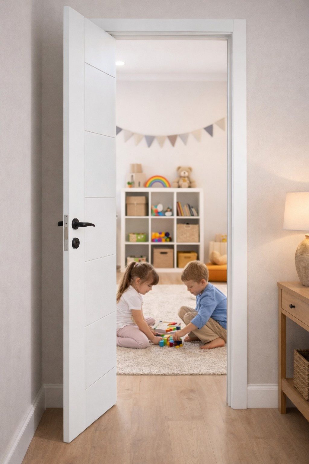 Xlmoebel Zimmertür Stilvolle weiße Designtür für Ihr Zuhause, Made in Europa