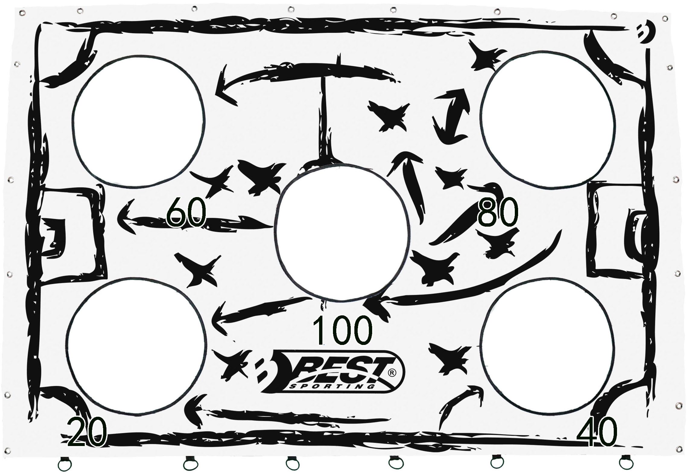 Best Sporting Fußballtor Fußballtor TAKTIK (Set, 4 St., inklusive Torwand, Ball und Ballpumpe)