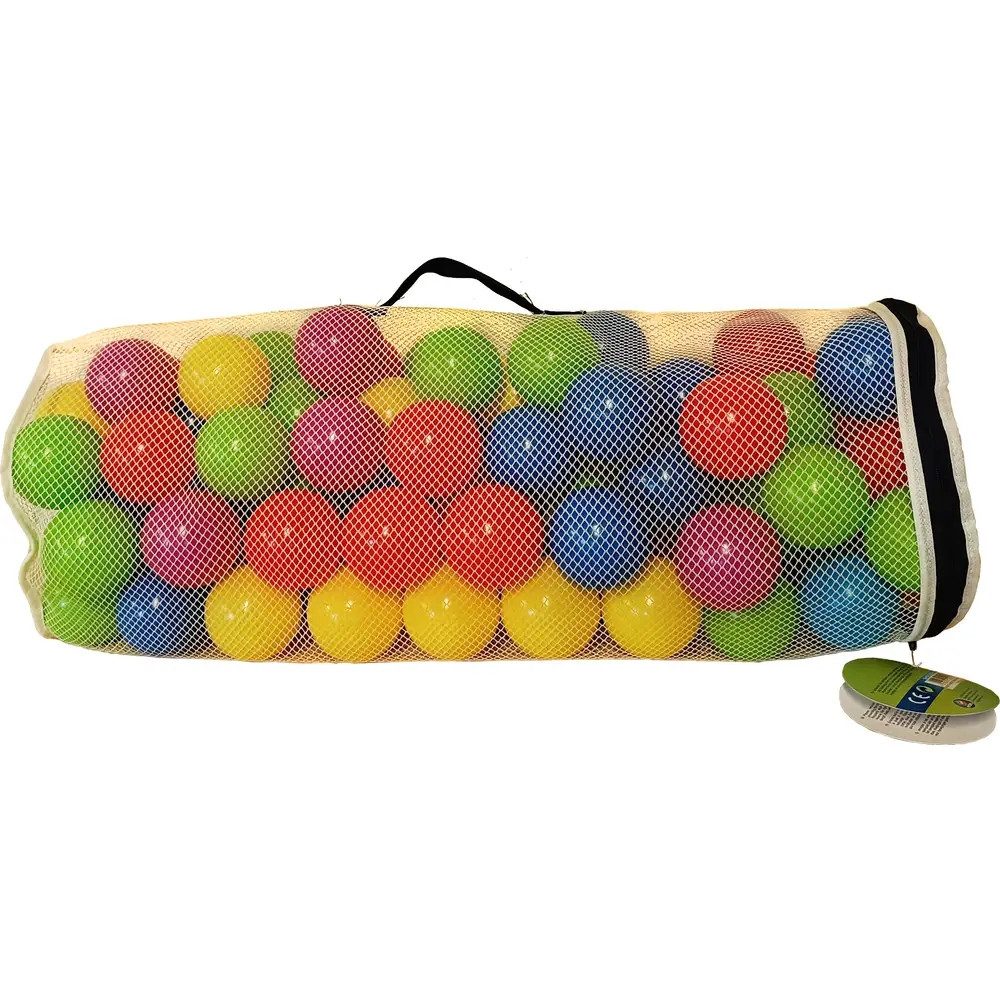 Vedes Spielball Outdoor active Bälle für Bällebad, im Netz, 100 Stück