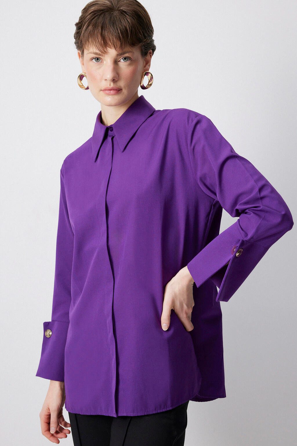 touche prive Hemdbluse Poplin Shirt mit günstig online kaufen