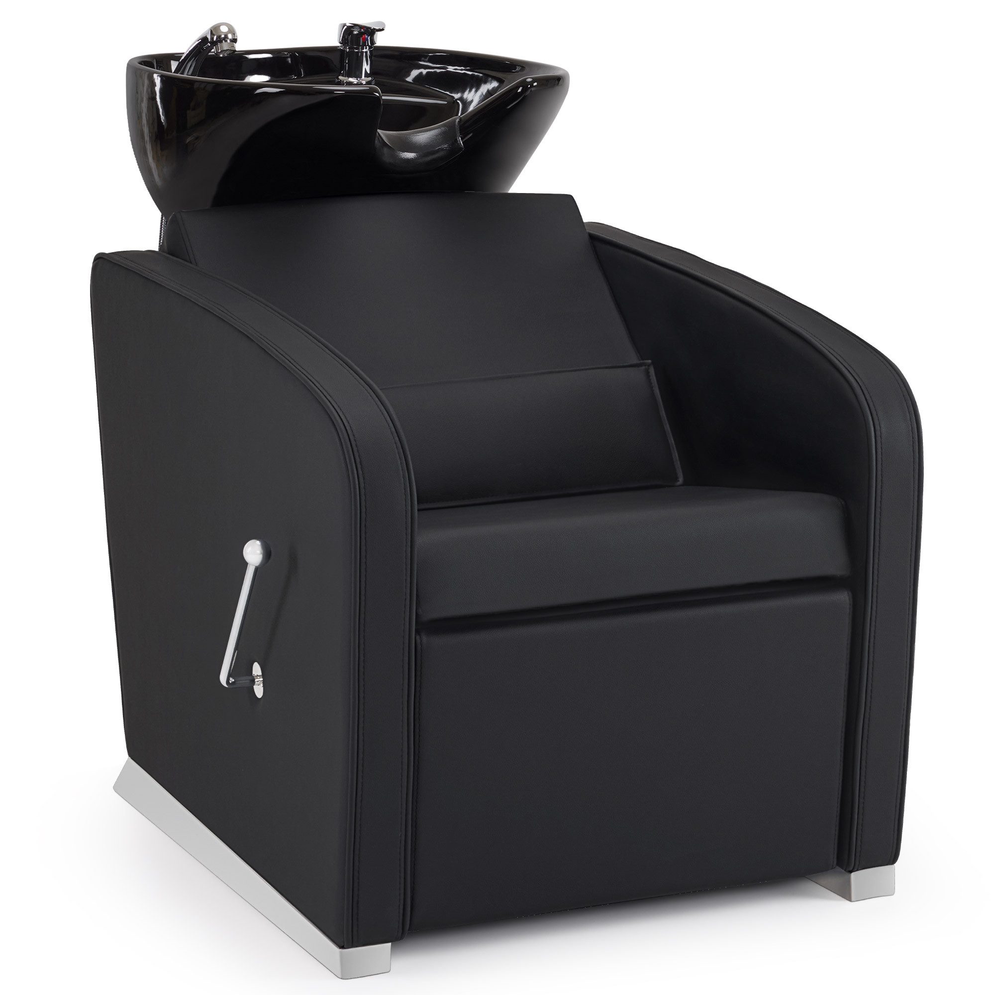 Barberpub Waschbecken BarberPub Friseurstuhl mit Waschbecken 8679 (Schwarz/ günstig online kaufen